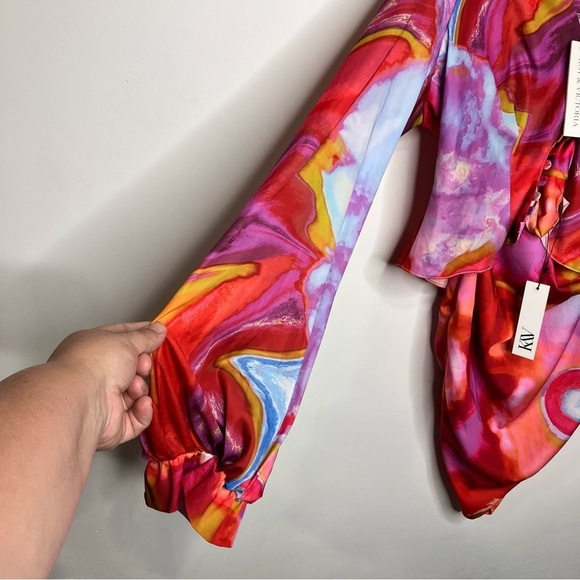 Koy & Victoria 3 piece set bright multicolored swirling pattern size XXL - Picture 6 of 12